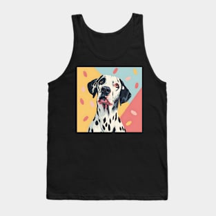 Dalmatian in 70's Tank Top